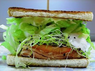 Sanwich de queso y atún