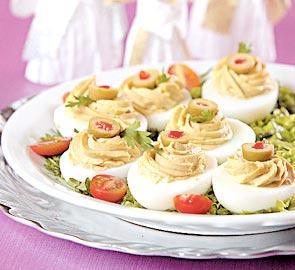 Huevos Rellenos con caballa Huevos Rellenos con caballa