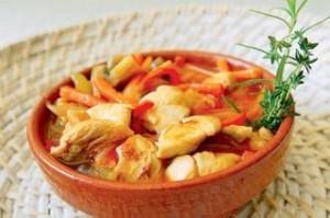 Cazuela de pescado con arroz blanco para celíacos Cazuela de pescado con arroz blanco para celíacos