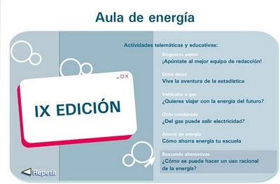 Aula de Energía: actividades para alumnos de 11 a 18 años