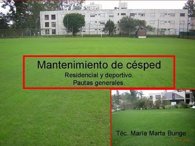 CURSO-TALLER Mantenimiento de césped. Red Argentina del Paisaje.