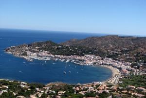 Port de la Selva desde la altura.