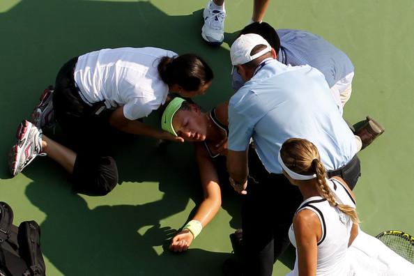 US Open: En su partido ante Dulko, Azarenka se desmayó por el calor
