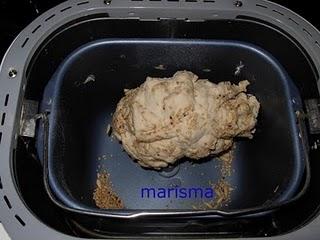 Pan con piñones y semillas de sésamo (en panificadora)