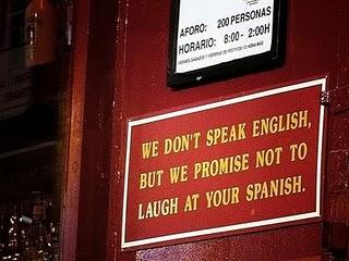 ¿Inglés? No en mi ventanilla