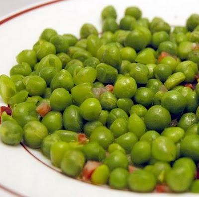 Guisantes con tocino