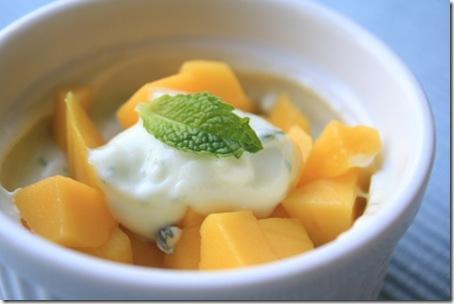 mint mango yogurt