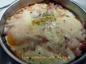 Cazuelitas huevo, beicon chorizo