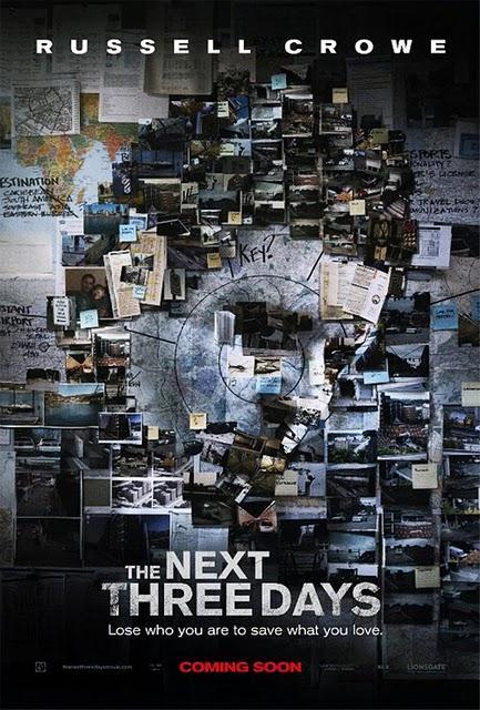Poster de The Next Three Days, o Russell Crowe convertido en mural