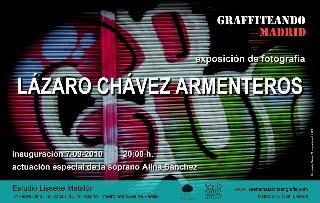 Hoy a las 20:00h inauguración de la exposición GRAFFITEANDO de Lázaro Chávez Armenteros.