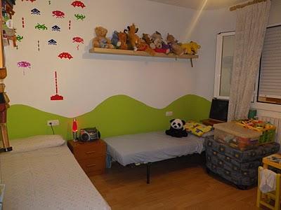 La pared de la habitación de los niños de Mar