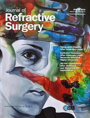 Fernando Jimenez,portada de The journal of refractive surgery 