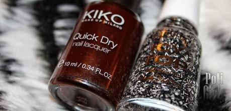 LA MANICURA DE LA SEMANA: Cherry black&white sugar