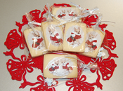 Galletas decoradas papel azúcar: chihuahuas-Papa Noel