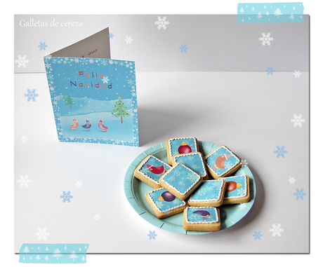 Kit de fiesta: pajaritos en Navidad