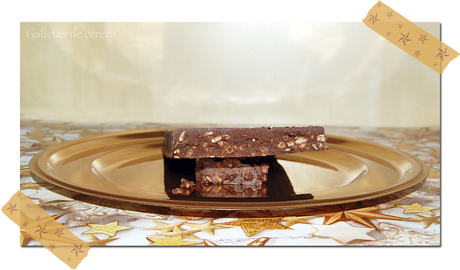 Turrón de chocolate crujiente