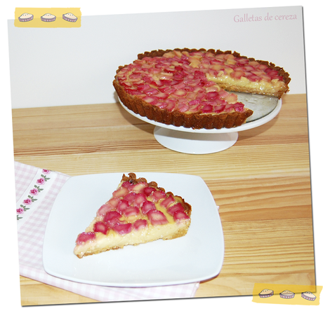 Tarta de ruibarbo