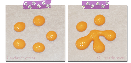 Glaseado sobrante: margaritas