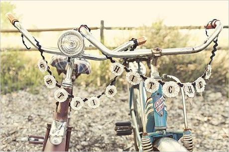 Bicycle themed wedding