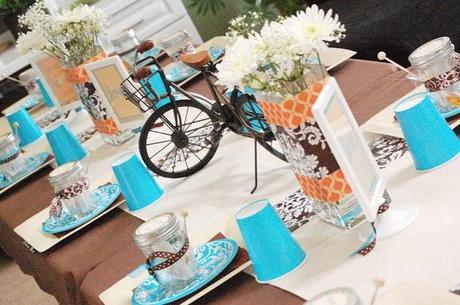 Bicycle themed wedding