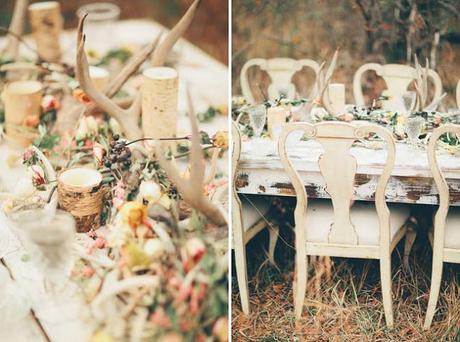 Decorar bodas con flores secas