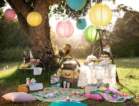A picnic themed wedding