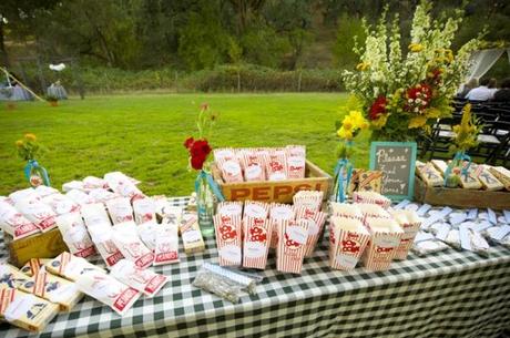 A picnic themed wedding