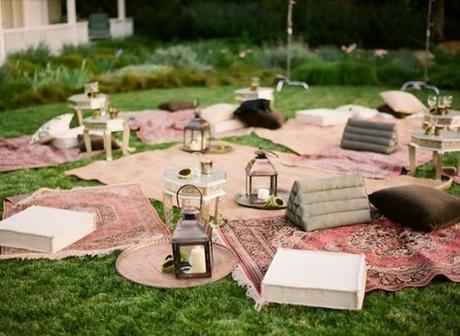 A picnic themed wedding