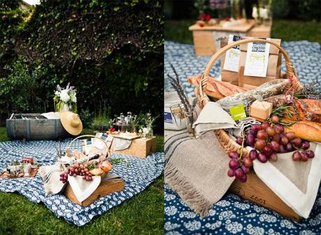 A picnic themed wedding