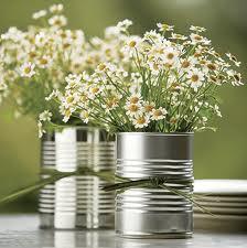 Decorar bodas con latas