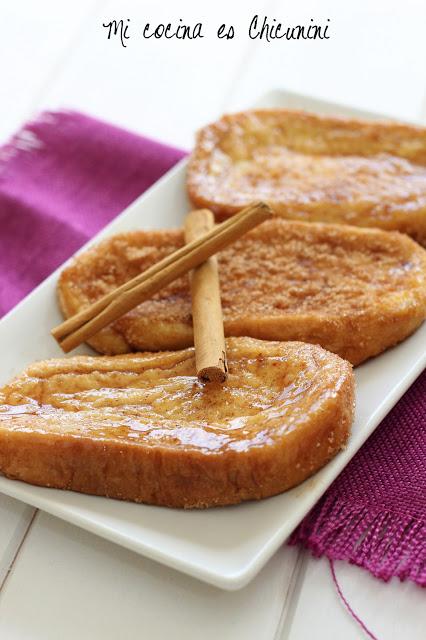 Torrijas al vapor