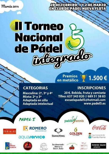 II Torneo Nacional de Pádel Integrado.