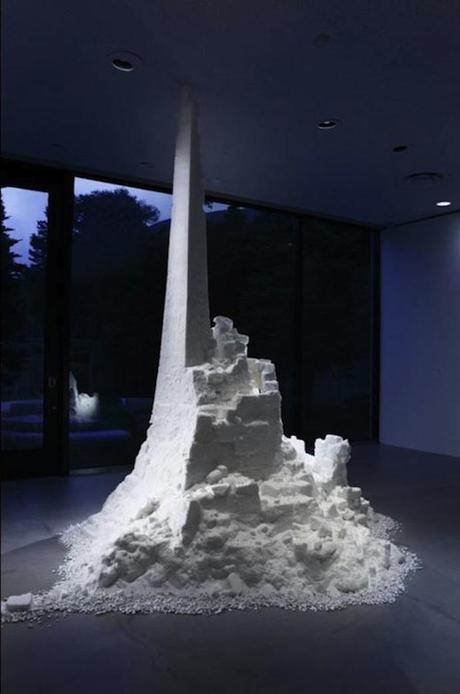 Escultura de sal de Motoi Yamamoto