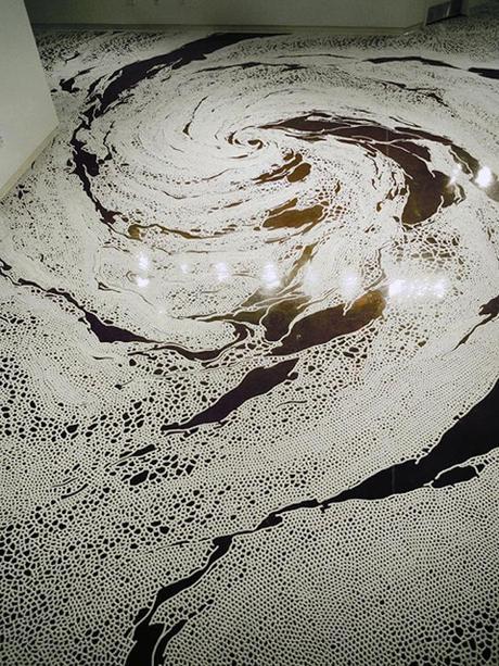 Huracan de sal creado por Motoi Yamamoto