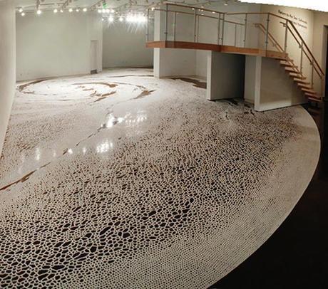 Huracan de sal creado por Motoi Yamamoto