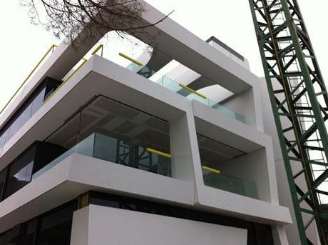 Nuevas imágenes de obra de la vivienda diseñada por A-cero en Barcelona