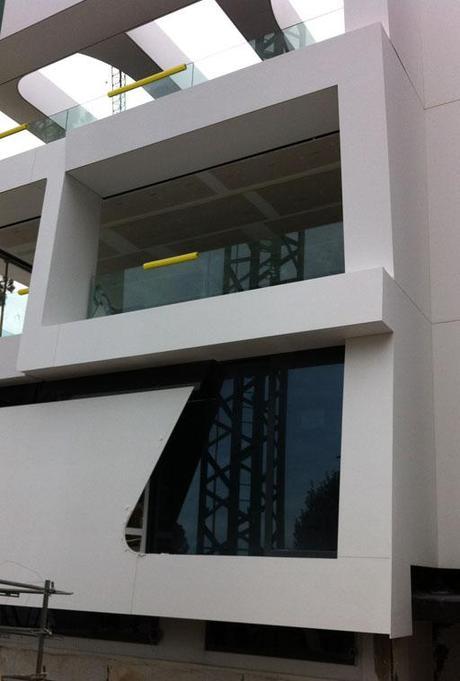 Nuevas imágenes de obra de la vivienda diseñada por A-cero en Barcelona