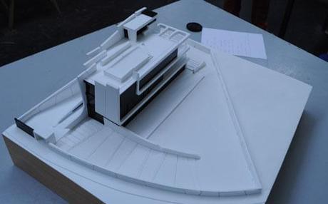 Nuevas imágenes de obra de la vivienda diseñada por A-cero en Barcelona