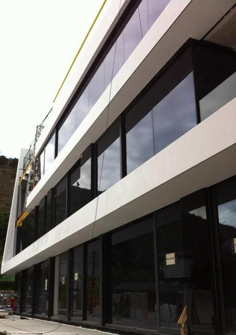 Nuevas imágenes de obra de la vivienda diseñada por A-cero en Barcelona