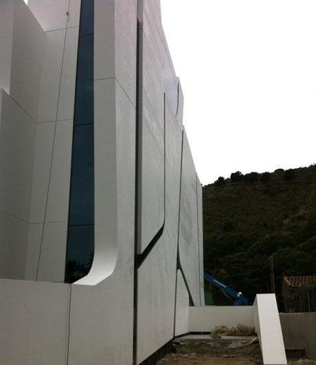 Nuevas imágenes de obra de la vivienda diseñada por A-cero en Barcelona