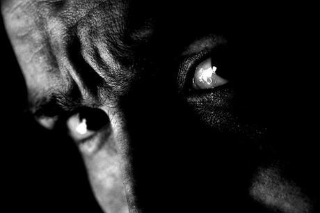 blanco y negro mirada