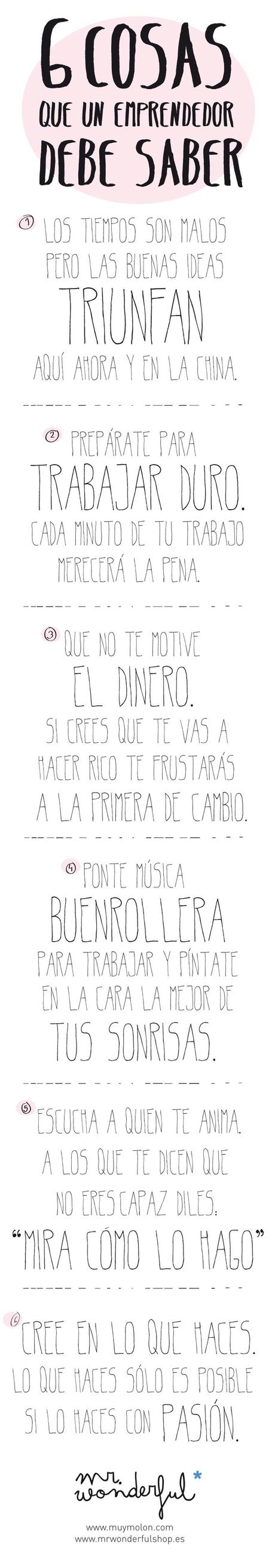 [Reflexiones] 6 cosas que un emprendedor debería saber