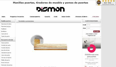 Elije bien los accesorios. Dismon, tiradores y pomos para puertas
