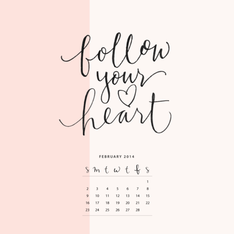 Calendarios imprimibles para Febrero 2014 Calendarios imprimibles para Febrero 2014