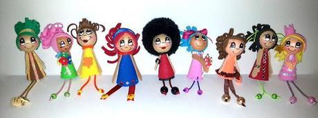 Minifofuchas, flores y mariposas...