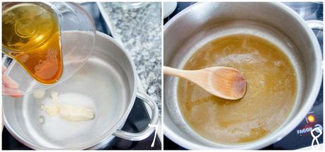 Barritas de avena y miel