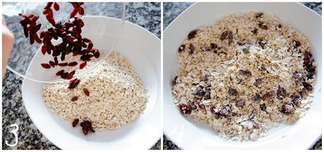 Barritas de avena y miel