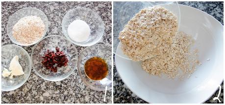 Barritas de avena y miel
