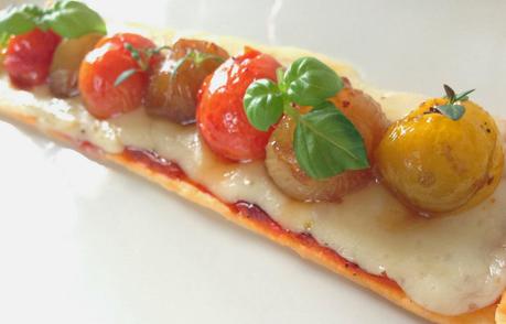 Tartaleta con Provolone, Cherrys y Cebollitas Caramelizados. El sabor de la patagonia (parte II).