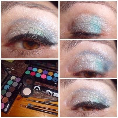 Look azul maquillaje de ojos paso a paso